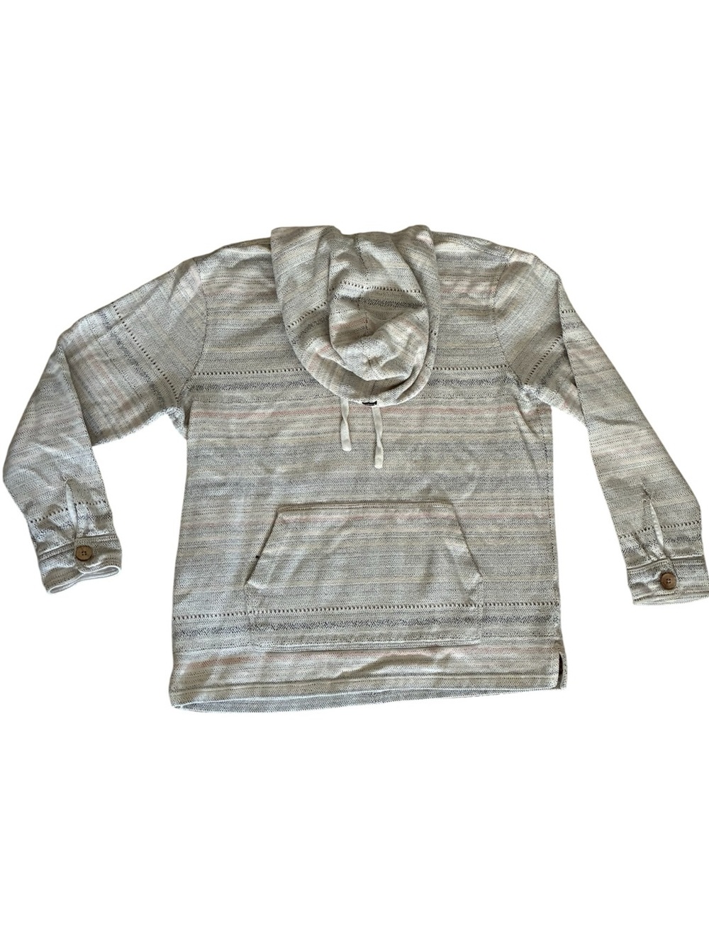 EUC Vissla Baja Hoodie Boys Large Beach Surf Pullover Stripe Sweatshirt - Picture 6 of 9